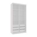 Ver imagem 2 de Guarda Roupas Modulado Solteiro 120cm 2 Portas de Correr 100% MDF Royal