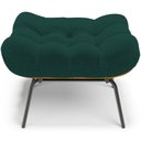 Ver imagem 5 de Kit 2 Puff's Decorativos Sala de Estar Costela L02 Bouclê Verde - Lyam Decor