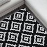Tapete para Escritório Geométrico Lozenge Black Dna Home 200x140cm - 3