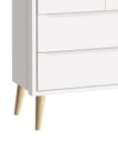 Ver imagem 3 de Guarda-Roupa Retrô 2 Portas Théo New Branco Fosco com Natural - MoveisAqui