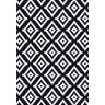 Tapete Impermeável Lozenge Black Dna Home 200x140cm - 1