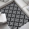 Tapete Impermeável Lozenge Black Dna Home 200x140cm - 2