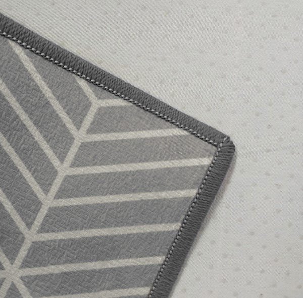 Tapete Impermeável Lozenge Black Dna Home 200x140cm - 4