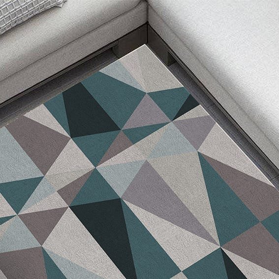 Tapete para Sala Diamonds Dna Home Antiderrapante 200x140cm - 2