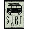 Tapete Decoração Teen Adolescente Surf Trip Dna Antiderrapante Home 200x140cm - 1