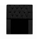 Ver imagem 3 de Kit Cabeceira Mirage e Calçadeira Báu Grécia King 195cm Renascer Decor:Preto