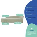 Ver imagem 4 de Kit Sofá Curvo França 140cm L.e e Poltrona Luiza Max Conforto, Elegância e Design Moderno Bouclé