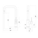 Ver imagem 2 de Misturador Monocomando de Mesa para Cozinha Bica Alta Start - Deca Cromado