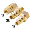 Ver imagem 6 de Conjunto de Engates Rápido Metal 5 Peças