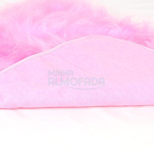 Tapete Pelúcia para Quarto Rosa 65cm x 50cm Pêlo Alto - 2
