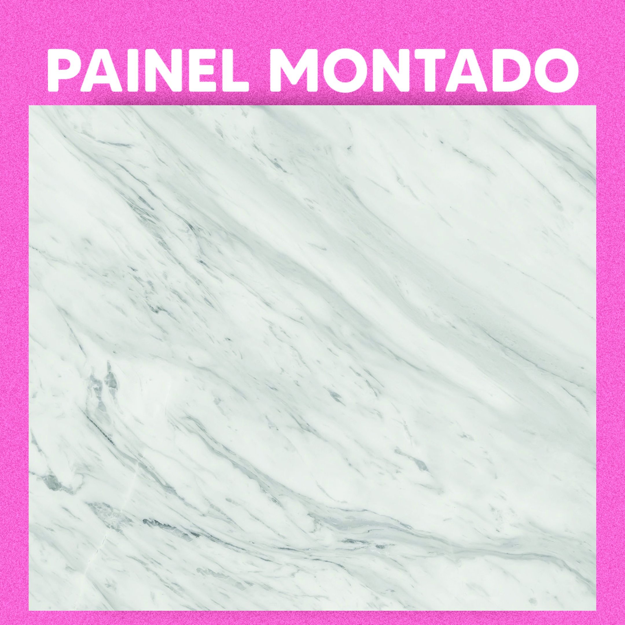 Papel de Parede Painel 3D Mármore Carrara Branco 2,5M Revestimento Pedra Requinte Auto Colante - 3