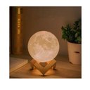 Ver imagem 4 de Abajur Umidificador Difusor Ar Lua Cheia 3d Luminária Rbg