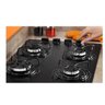 Cooktop à Gás 4 Bocas de Vidro Temperado Continental Preto Kc4Gp - Bivolt - 2