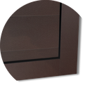 Ver imagem 5 de Porta Alumínio Lambril c/Grade 86 D. V.Boreal Marrom Corten Brimak