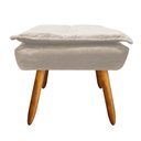 Ver imagem 4 de Puff Opala Suede Bege Castanho