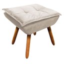 Ver imagem 1 de Puff Opala Suede Bege Castanho