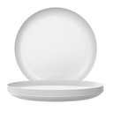 Ver imagem 1 de Prato Raso de Vidro Opaline 27cm Blanc 12 Unidades - Nadir 5545