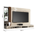 Ver imagem 3 de Painel Home Paris para Tv até 55 Polegadas Ripado com Espelho