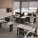 Ver imagem 3 de Mesa para Escritório Retangular Pé Painel 135cm Web Office