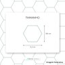 Papel de Parede Geométrico Autocolante Hexágonos Colmeia - 4