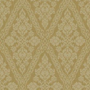 Papel de Parede Importado Adamascado Dourado - Coleção StockBridge Square - YW1450 - 2