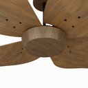 Ver imagem 3 de Ventilador de Teto Natuvent Flower no Light 4 Pás Madeira Imbuia