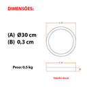 Ver imagem 2 de Plafon Led Sobrepor 24w 6500k Bivolt Redondo 30cm