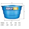 Caixa D'água 2000 Litros Fibra de Vidro com Tampa Bakof - 2