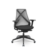 Cadeira Escritório Presidente Tela Bix-x+ Autocompensador Slider Braços 4d Shift Plaxmetal Preta - 1