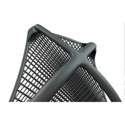 Cadeira Escritório Presidente Tela Bix-x+ Autocompensador Slider Braços 4d Shift Plaxmetal Preta - 4