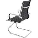 Ver imagem 3 de Cadeira Diretor Fixa Eames Relax Cromada Preta