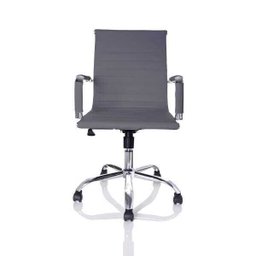 Cadeira Diretor Eames Relax Cromada Cinza - 2