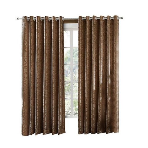 Cortina para Sala Jacquard Bari Chocolate 2,00 X 1,80cm Sultan