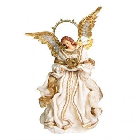 Anjo Natalino Celestial com Asas Douradas - 1