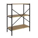 Ver imagem 4 de Estante C/03 Prateleiras 84x60x33cm Tub Tueh863 Lâmina Mel - Est.preta Lâmina Mel / Est.preta