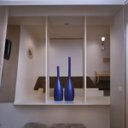 Ver imagem 6 de Dupla Garrafa Decorativa Tulipa Decoração Cerâmica Azul