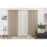 Cortina Para Sala E Quarto 4x2,80 Grande Cetim Amassado Any - 1