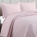Ver imagem 3 de Colcha Matelassê - Casal - Pliê - Rosa - C/ Porta Travesseiro - Camesa