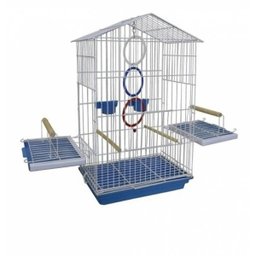 Gaiola para Calopsita e Maritaca Mansa Luxo Cor Azul - 1