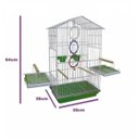 Ver imagem 2 de Gaiola para Calopsita e Maritaca Mansa Luxo Cor Verde