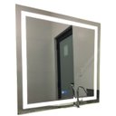 Ver imagem 2 de Espelho Led Neutro 80x50 Botão Touch Horizontal Toalete Banheiro Luz Frontal