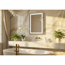 Ver imagem 3 de Espelho Led 80x50 Botão Touch Horizontal Toalete Banheiro Luz Frontal