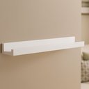 Ver imagem 3 de Kit 3 Prateleiras Branco 70cm Tempero Decorativo Quadros Foto Livro MDF
