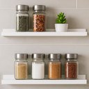 Ver imagem 4 de Kit 3 Prateleiras Branco 70cm Tempero Decorativo Quadros Foto Livro MDF