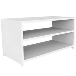 Sapateira 60x25cm Branco Porta de Sala, Quarto e Banheiro MDF - 3