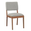 Ver imagem 2 de Kit 2 Cadeiras Decorativa Sala de Jantar Luxo Julia Facto Prata Brilho - Mozzelar
