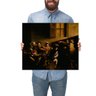 Quadro Decorativo Caravaggio A Vocação de São Mateus:Médio 53x44cm/Chassi com Borda Infinita - 1