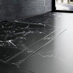 Ralo Linear Embralumi Oculto Invisível Piso Aço Inox 50x10cm - 7