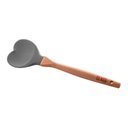 Ver imagem 1 de Espátula Coração Silicone Bambu 32cm Utensílios Não Risca