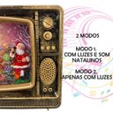 Ver imagem 3 de Enfeite Natal Televisao Retro Papai Noel Vintage Roda Gigante Decoraçao Natalina Mesa Estante Bancad